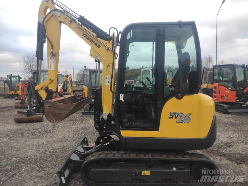 Yanmar SV 26 2017r حفارات صغيرة أقل من 7 طن (حفارات صغيرة)