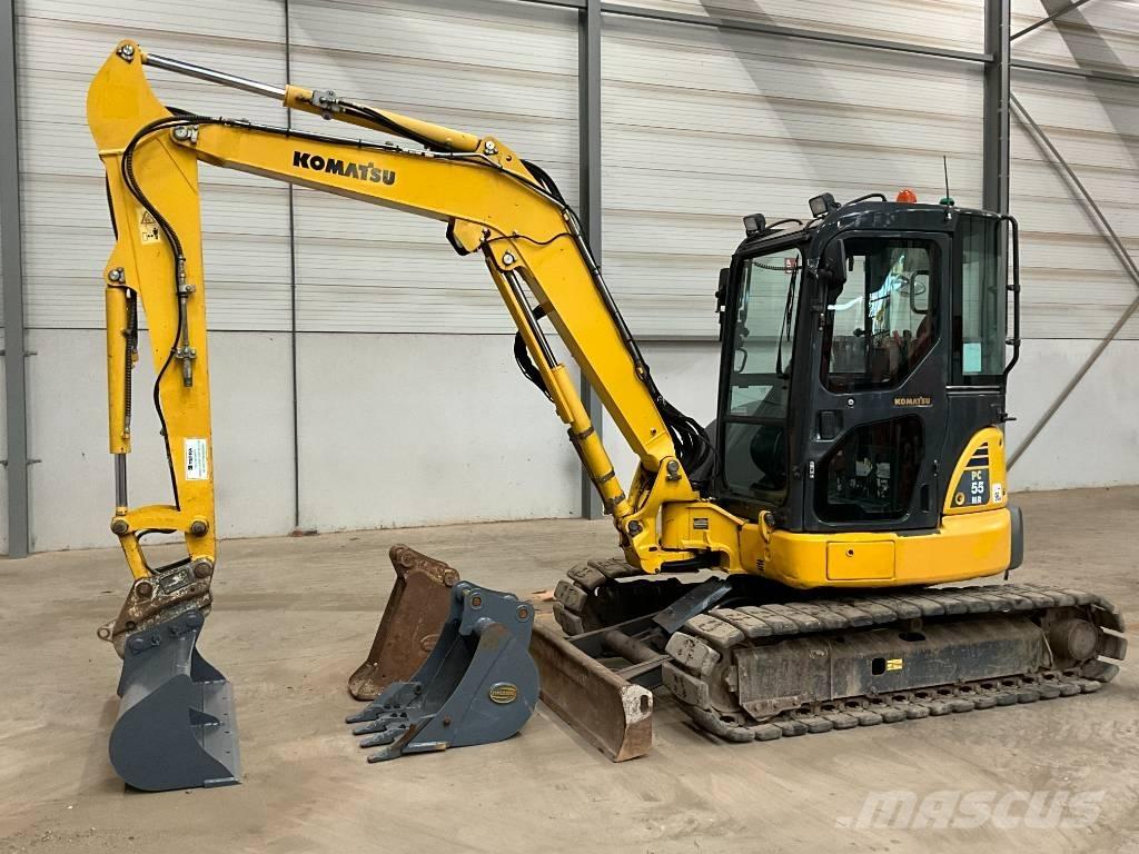 Komatsu PC 55 MR-3 حفارات صغيرة أقل من 7 طن (حفارات صغيرة)