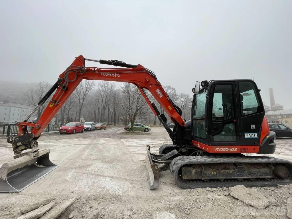 Kubota KX 080-4a2 حفارات وسط 7 طن - 12 طن