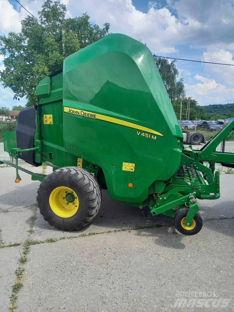 John Deere V451M محزمات مستديرة