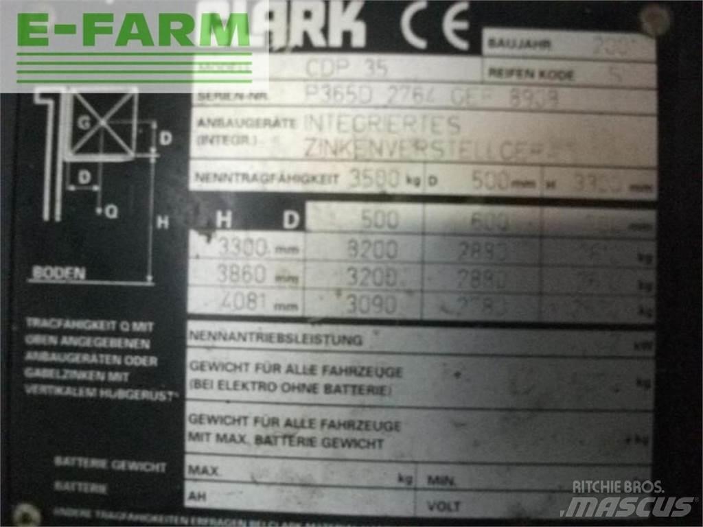 Clark cdp 35 شاحنات ذات رافعات شوكية - أخرى