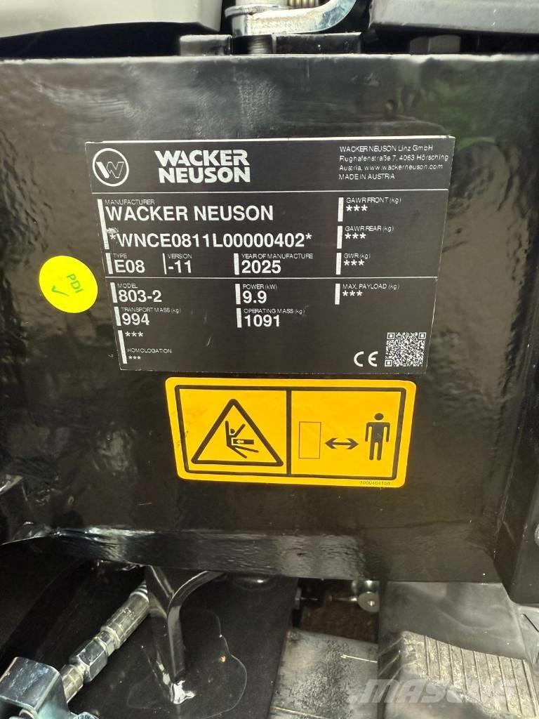 Wacker Neuson 803 حفارات صغيرة أقل من 7 طن (حفارات صغيرة)