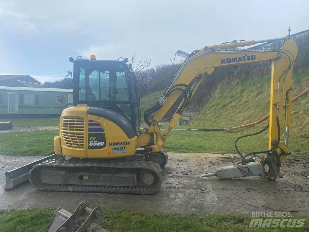 Komatsu PC 55 MR حفارات صغيرة أقل من 7 طن (حفارات صغيرة)