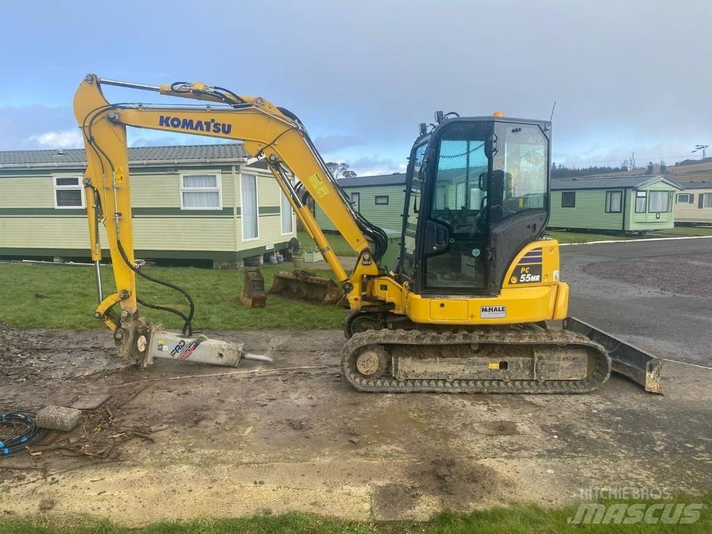 Komatsu PC 55 MR حفارات صغيرة أقل من 7 طن (حفارات صغيرة)