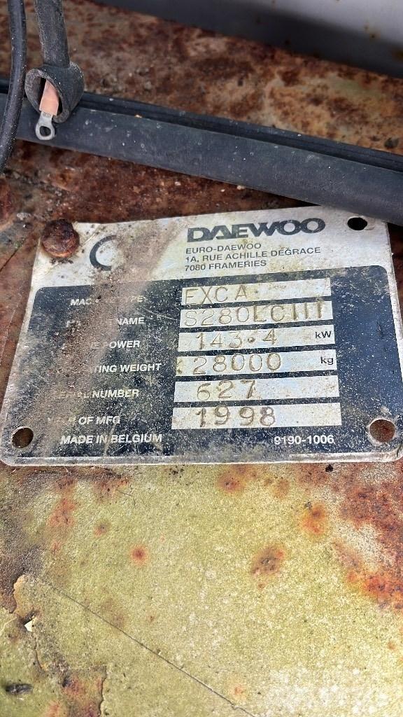 Daewoo Solar 280 LC حفارات زحافة