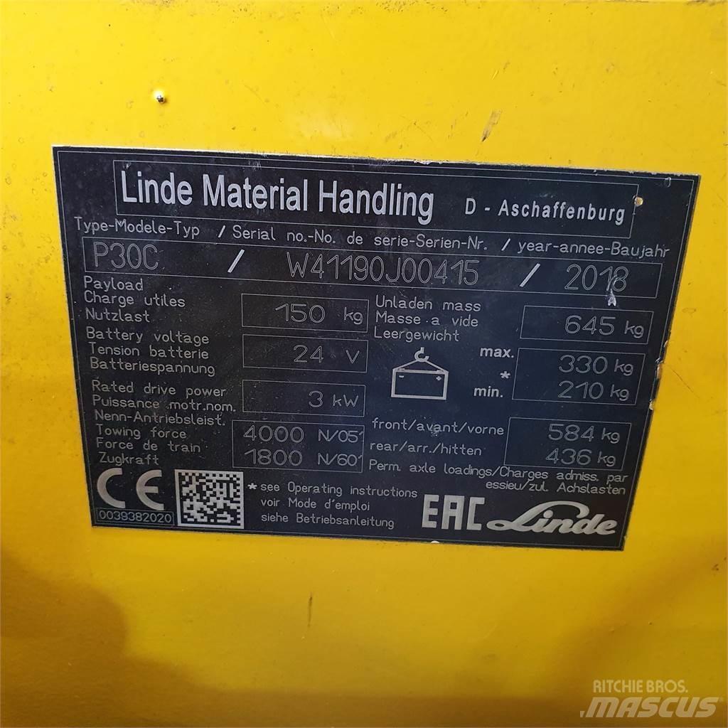 Linde P30C شاحنة قاطرة