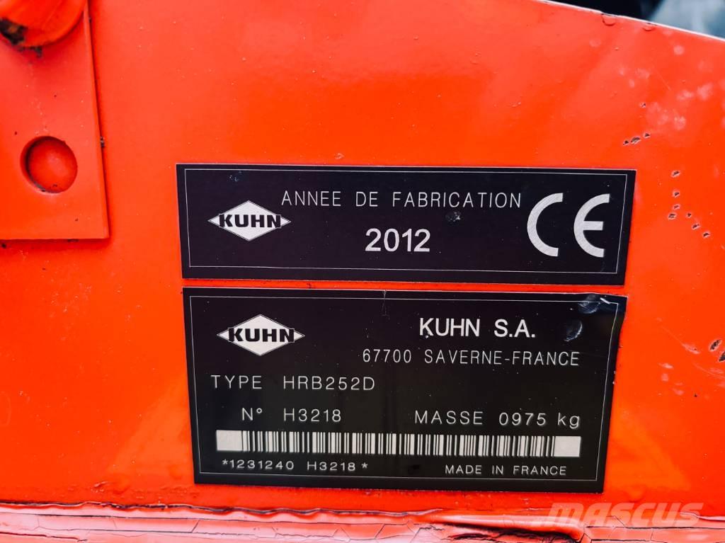 Kuhn HRB 252 الكاسحات وقلابات التربة ذات المحركات