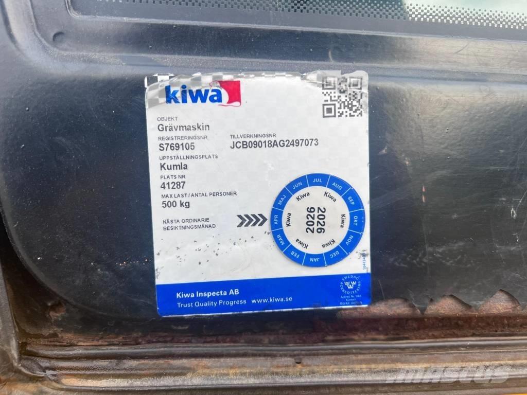 JCB 8018 حفارات صغيرة أقل من 7 طن (حفارات صغيرة)