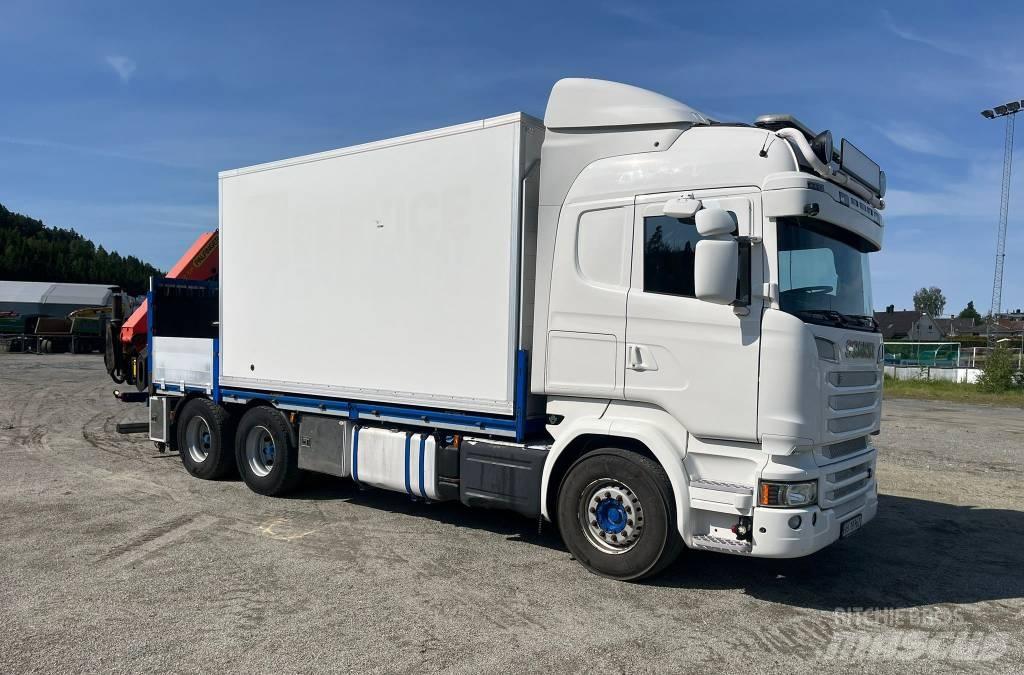 Scania R 520 شاحنات الرافعات