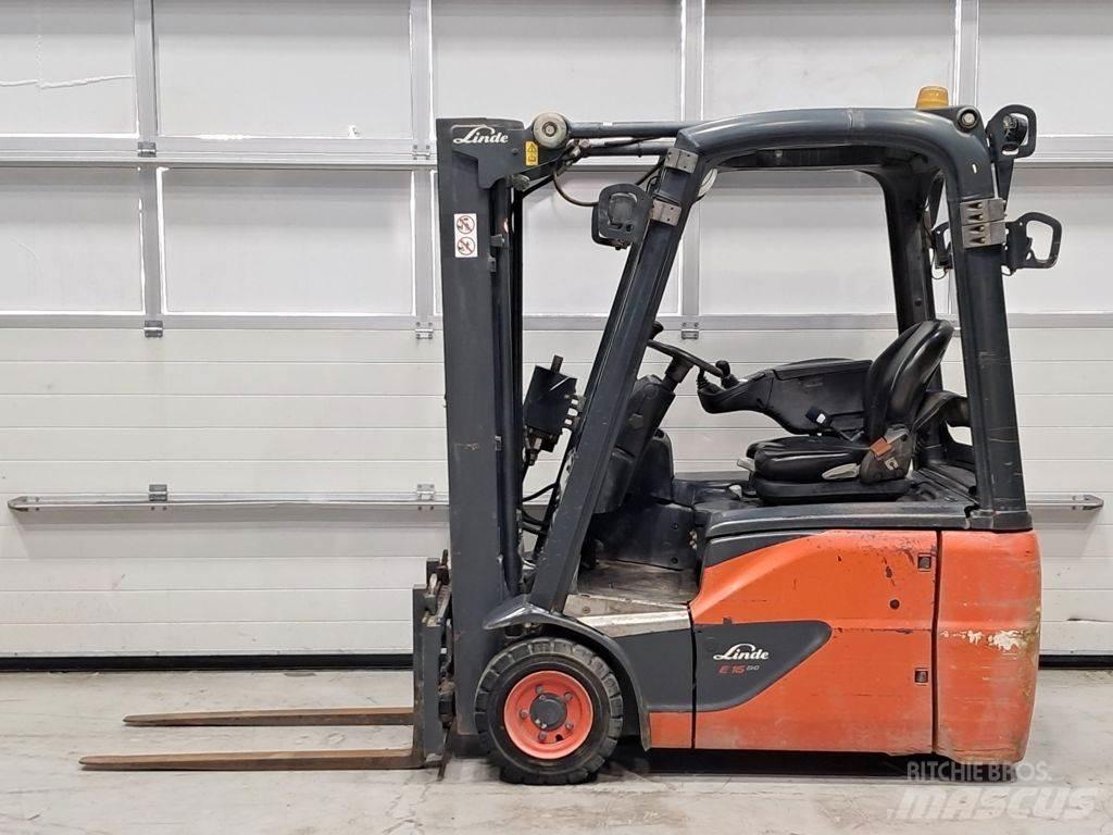 Linde E16C-03 شاحنات ذات رافعات شوكية تعمل بالكهرباء