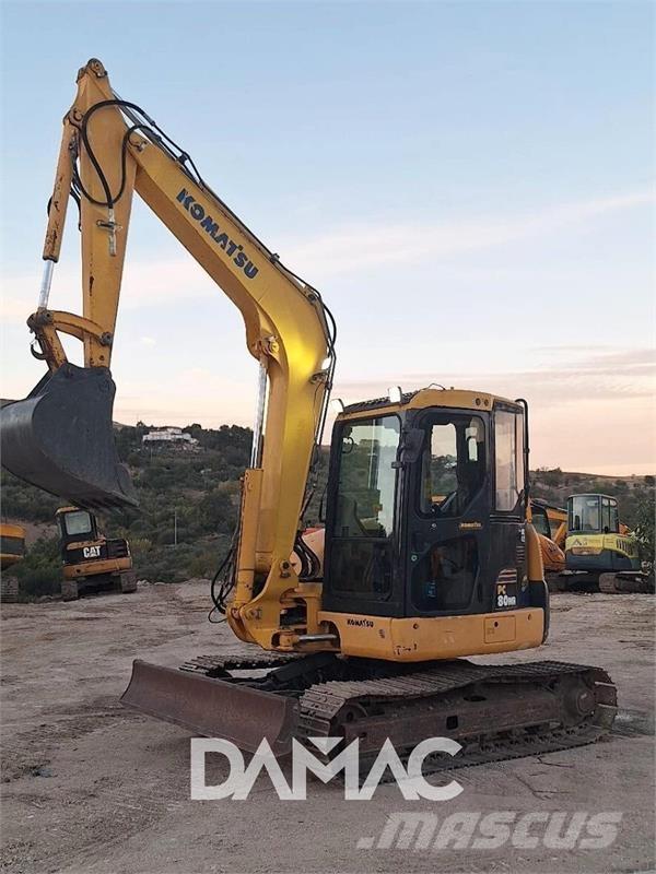 Komatsu PC80 حفارات صغيرة أقل من 7 طن (حفارات صغيرة)
