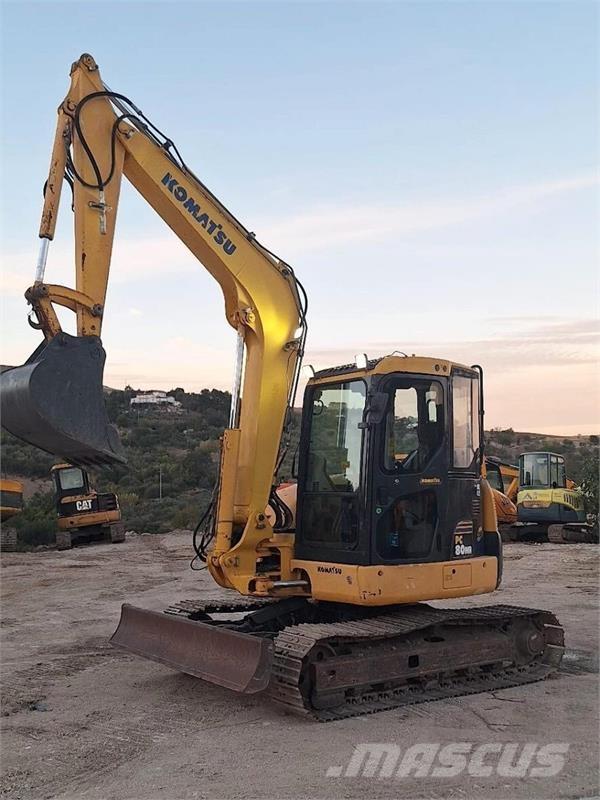 Komatsu PC80 حفارات صغيرة أقل من 7 طن (حفارات صغيرة)