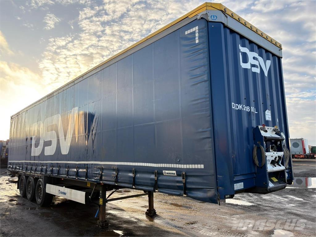 Krone 3aks نصف مقطورات بباب جانبي