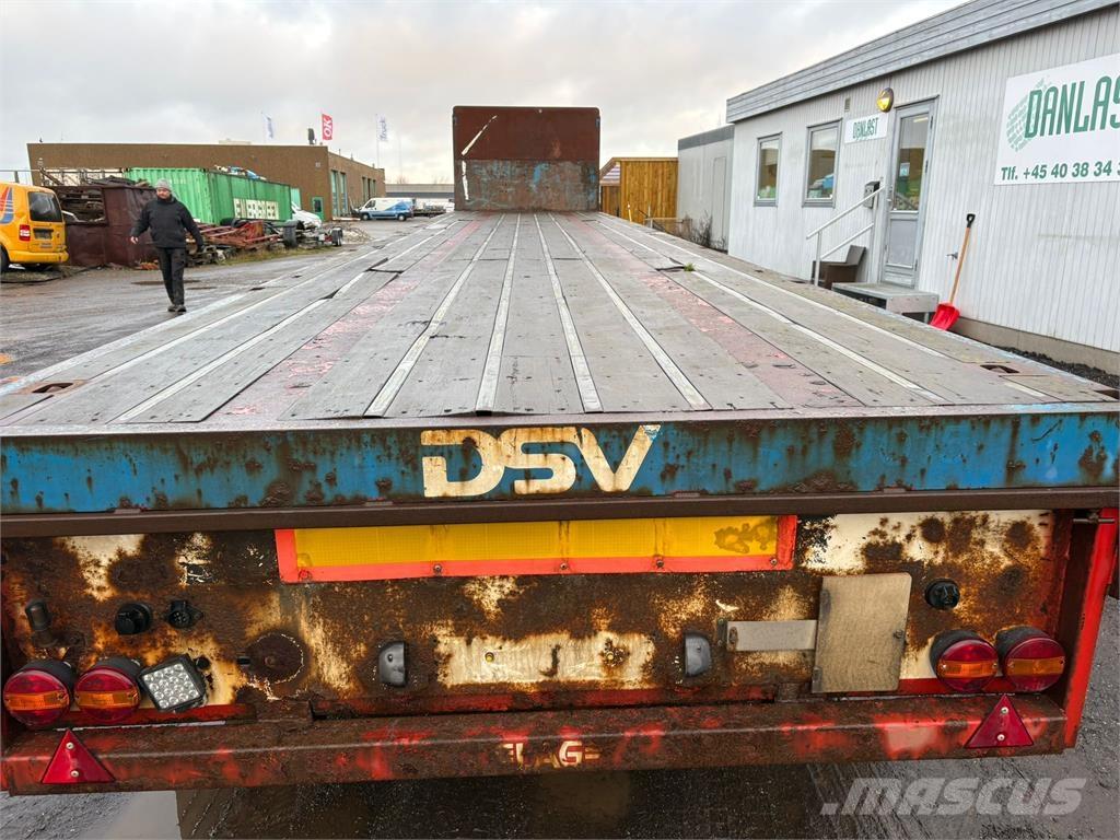  L A G 3aks نصف مقطورات مسطحة / مفصلية الجوانب