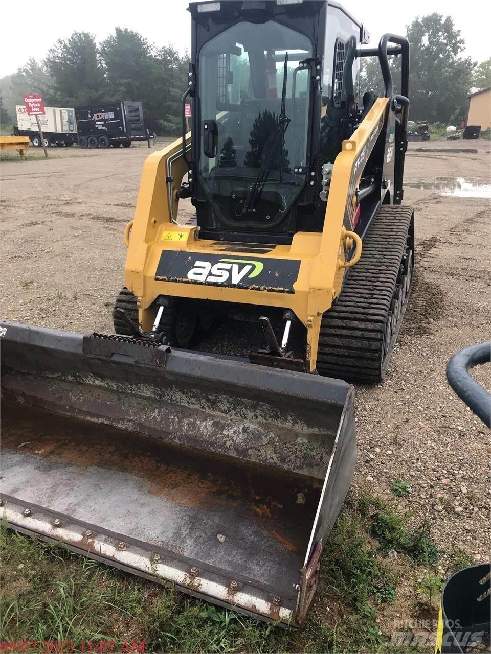 ASV POSI-TRACK RT75 لوادر انزلاقية التوجيه