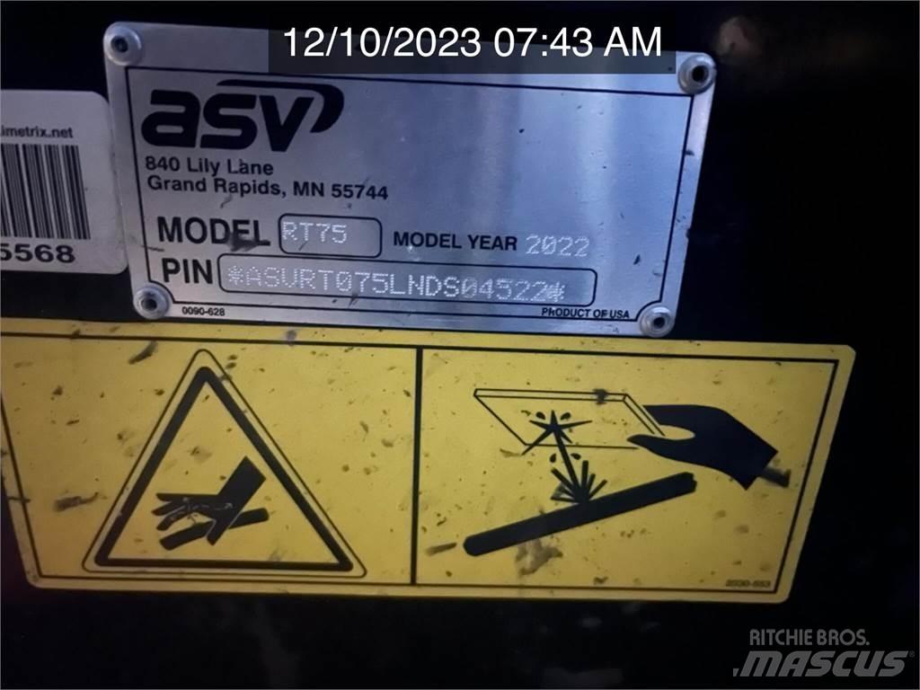 ASV POSI-TRACK RT75 لوادر انزلاقية التوجيه