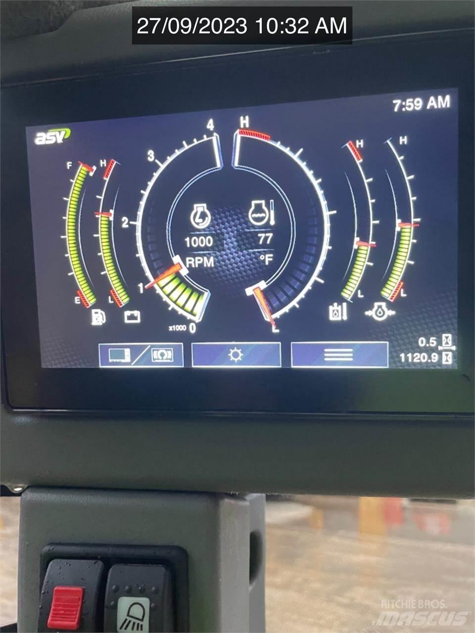 ASV POSI-TRACK RT75 لوادر انزلاقية التوجيه