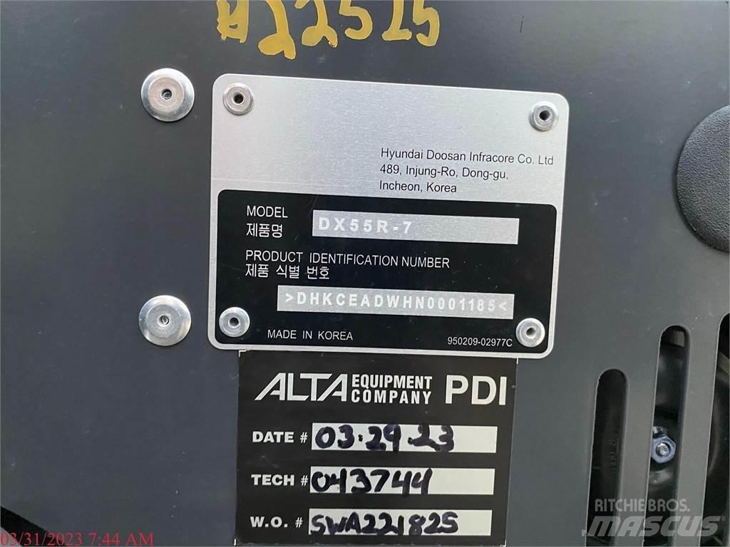 Develon DX55R-7 حفارات صغيرة أقل من 7 طن (حفارات صغيرة)