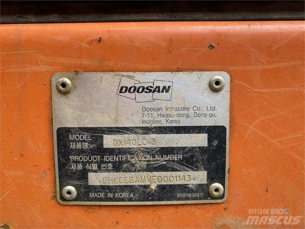 Doosan DX140 LC-3 حفارات زحافة