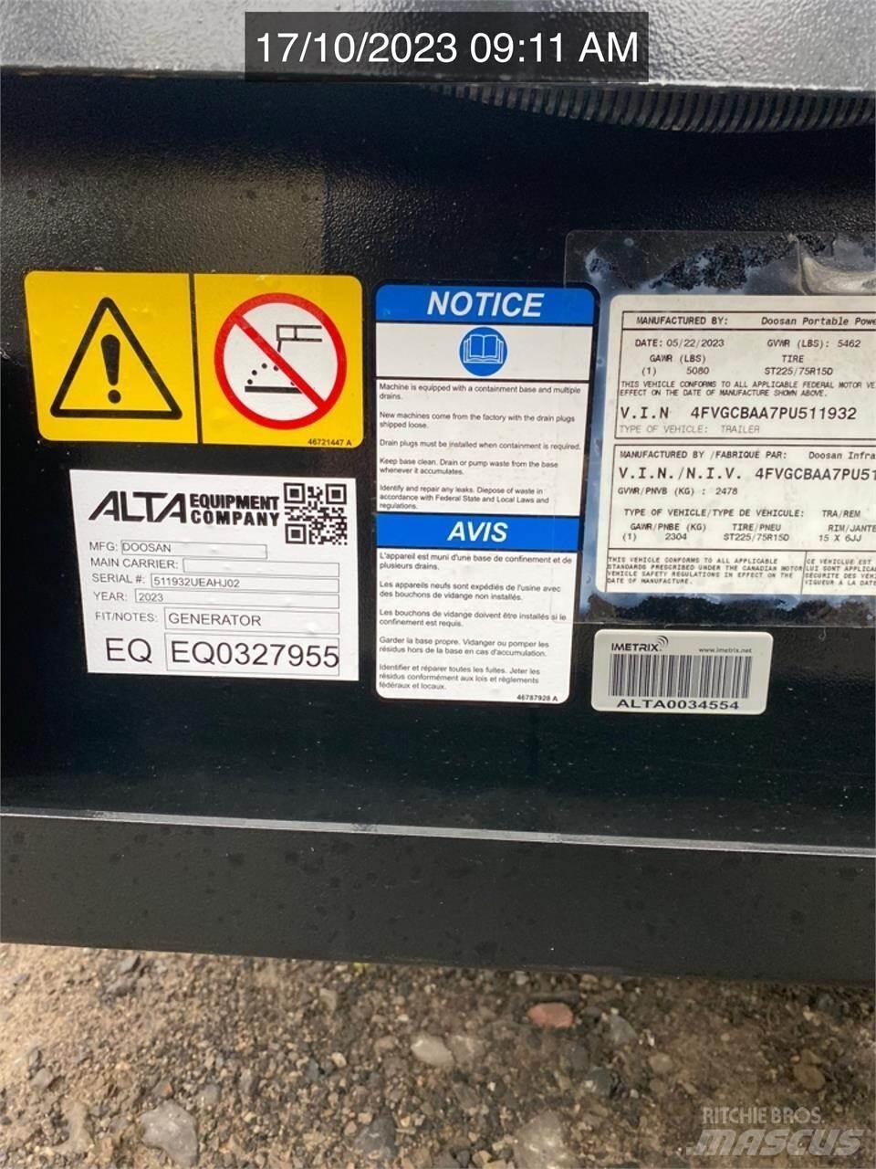 Doosan G25WDO-3A مولدات أخرى