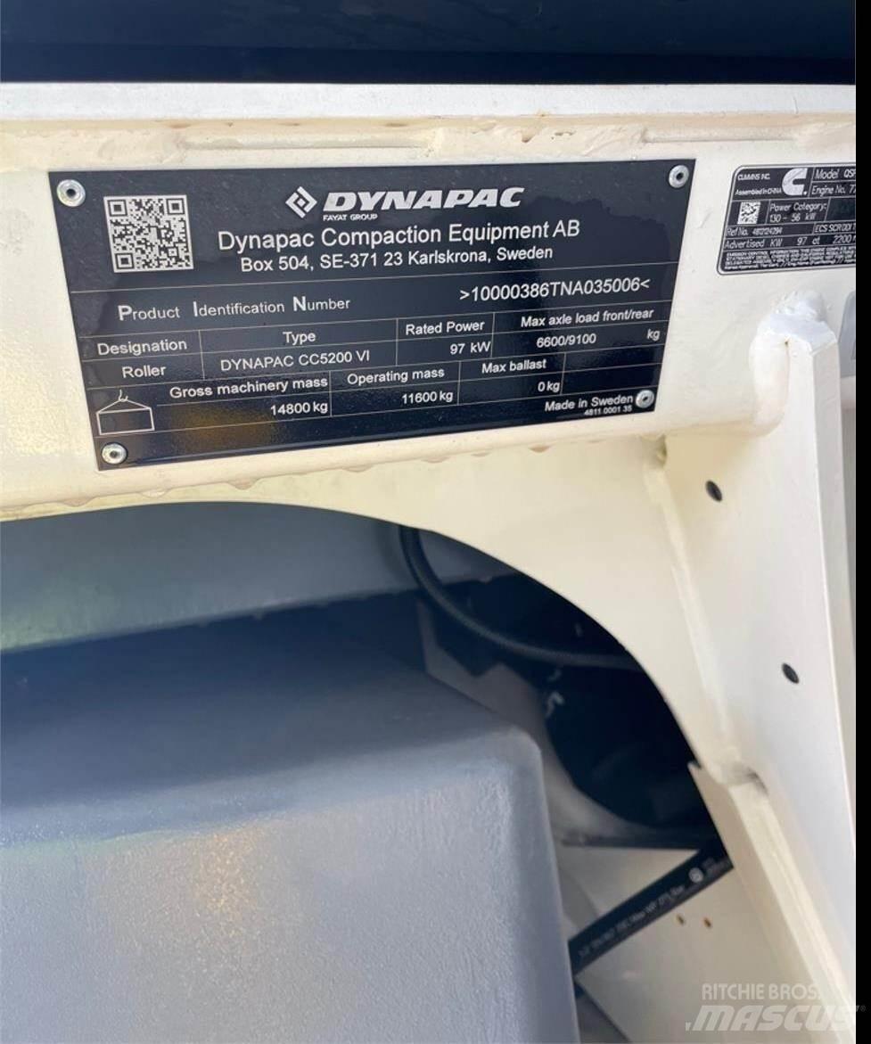 Dynapac CC5200 VI مداحل ثنائية الاسطوانة