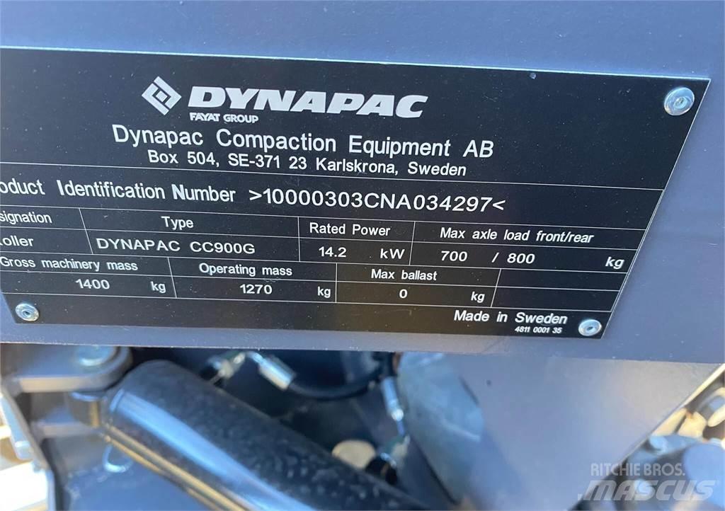 Dynapac CC900G مداحل ثنائية الاسطوانة