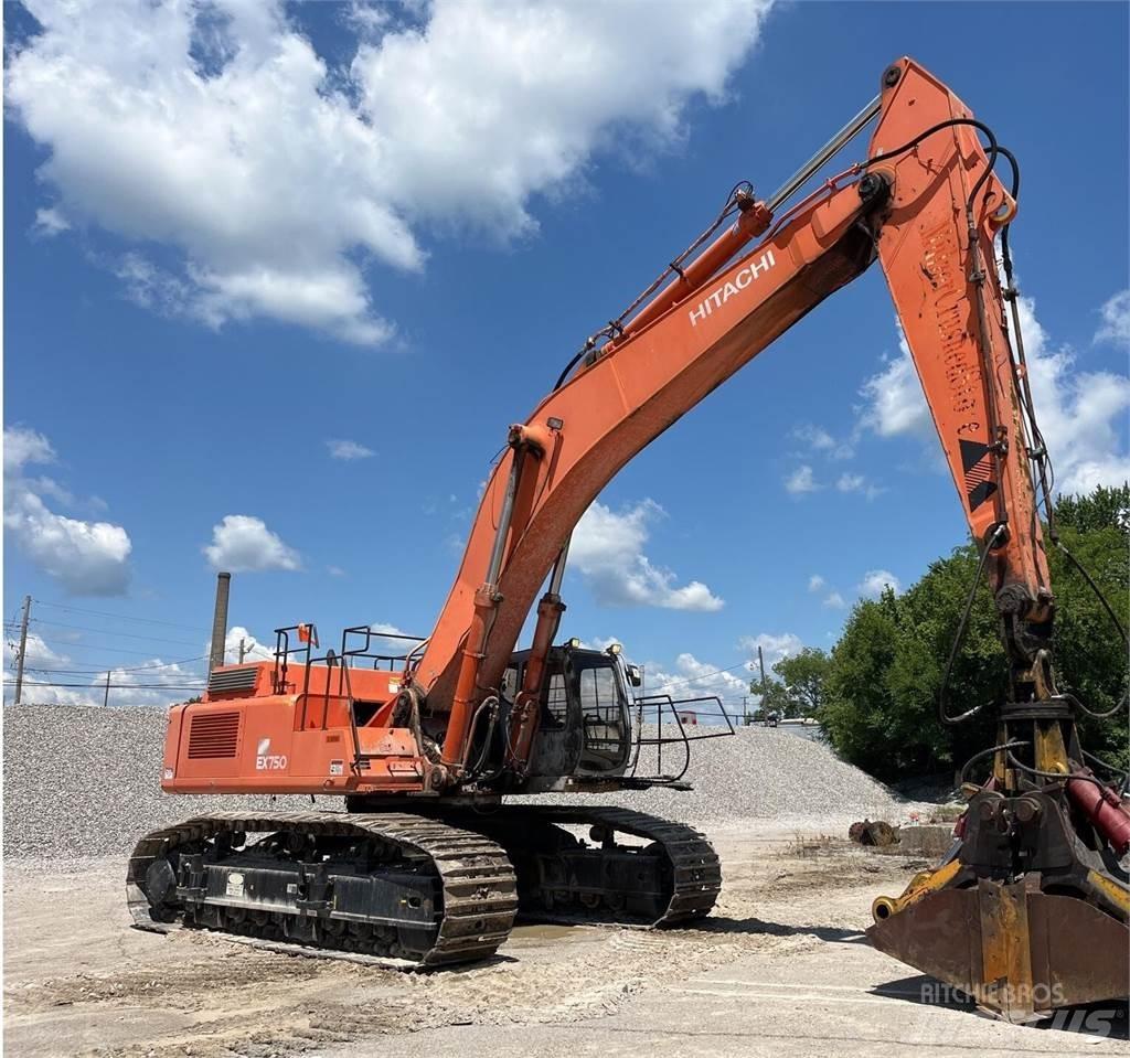 Hitachi EX750-5 حفارات زحافة