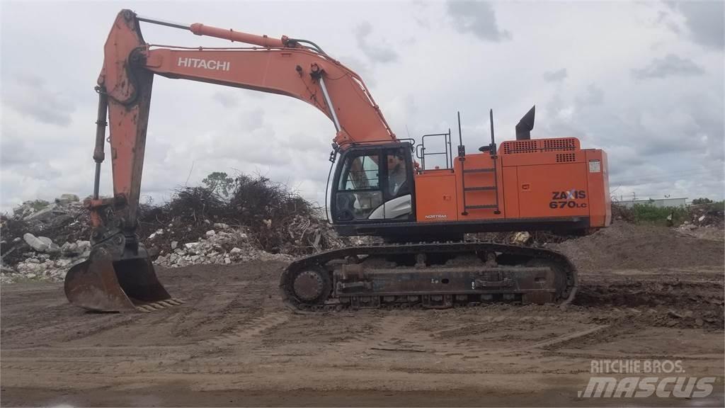 Hitachi ZX670 LC-5B حفارات زحافة