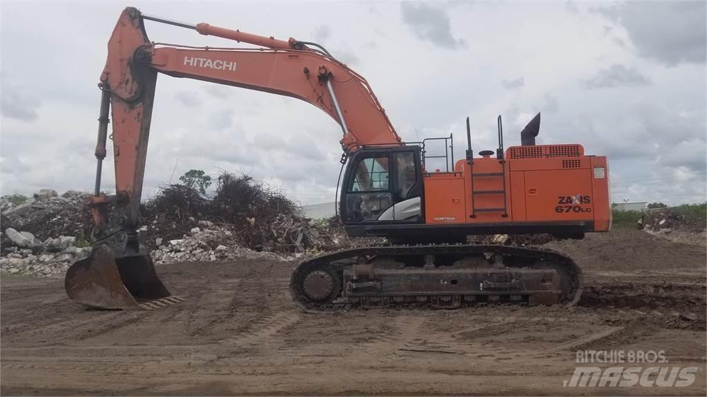 Hitachi ZX670 LC-5B حفارات زحافة