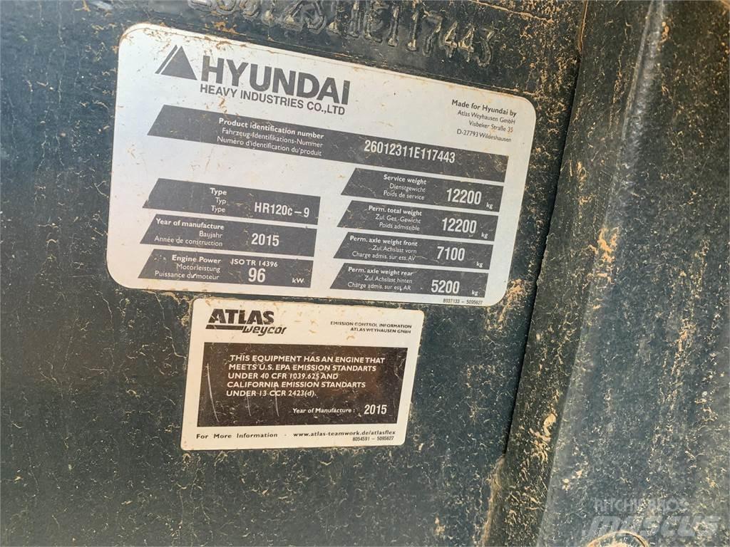 Hyundai HR120C-9 مداحل ثنائية الاسطوانة