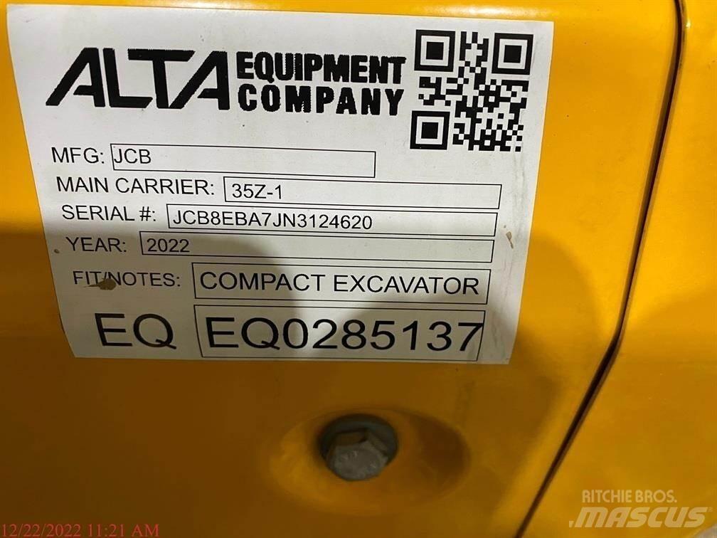 JCB 35Z-1 حفارات صغيرة أقل من 7 طن (حفارات صغيرة)