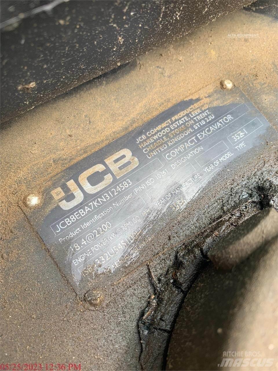 JCB 35Z-1 حفارات صغيرة أقل من 7 طن (حفارات صغيرة)