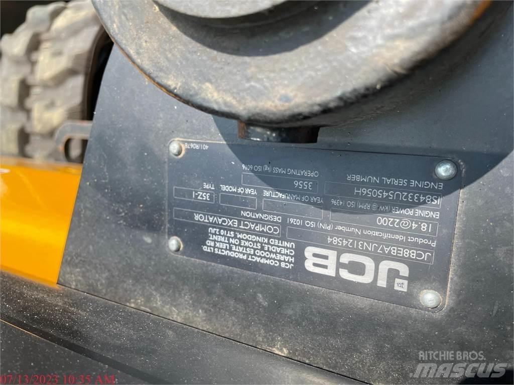 JCB 35Z-1 حفارات صغيرة أقل من 7 طن (حفارات صغيرة)