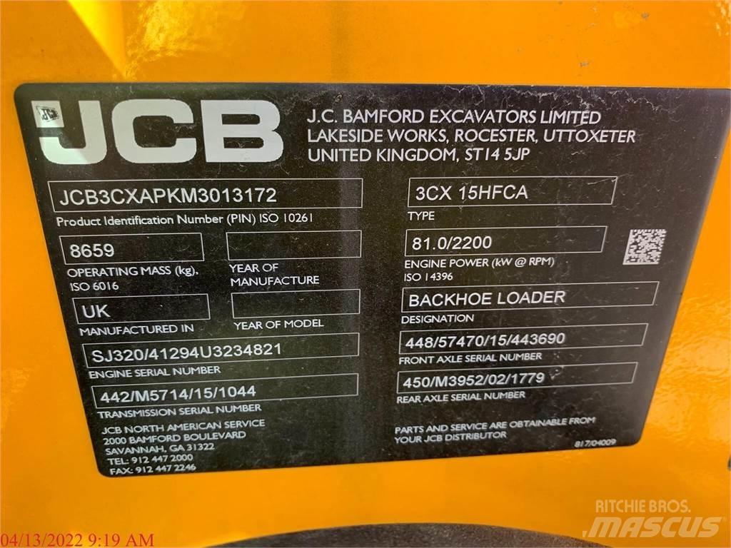 JCB 3CX15 SUPER لوادر ذات جرافات عكسية