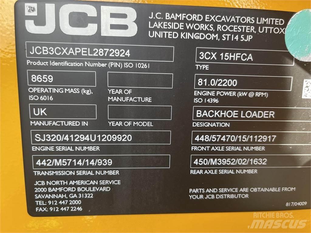 JCB 3CX15 SUPER لوادر ذات جرافات عكسية