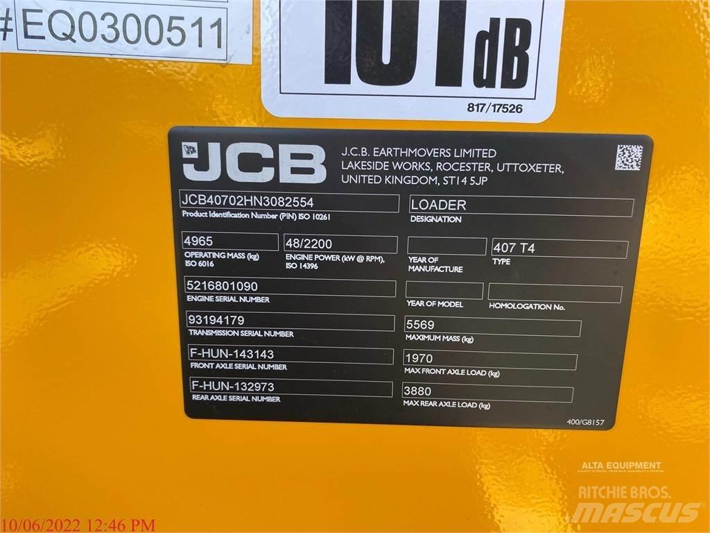 JCB 407 لوادر بعجل