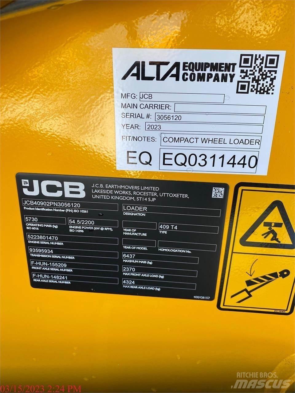 JCB 409 لوادر بعجل