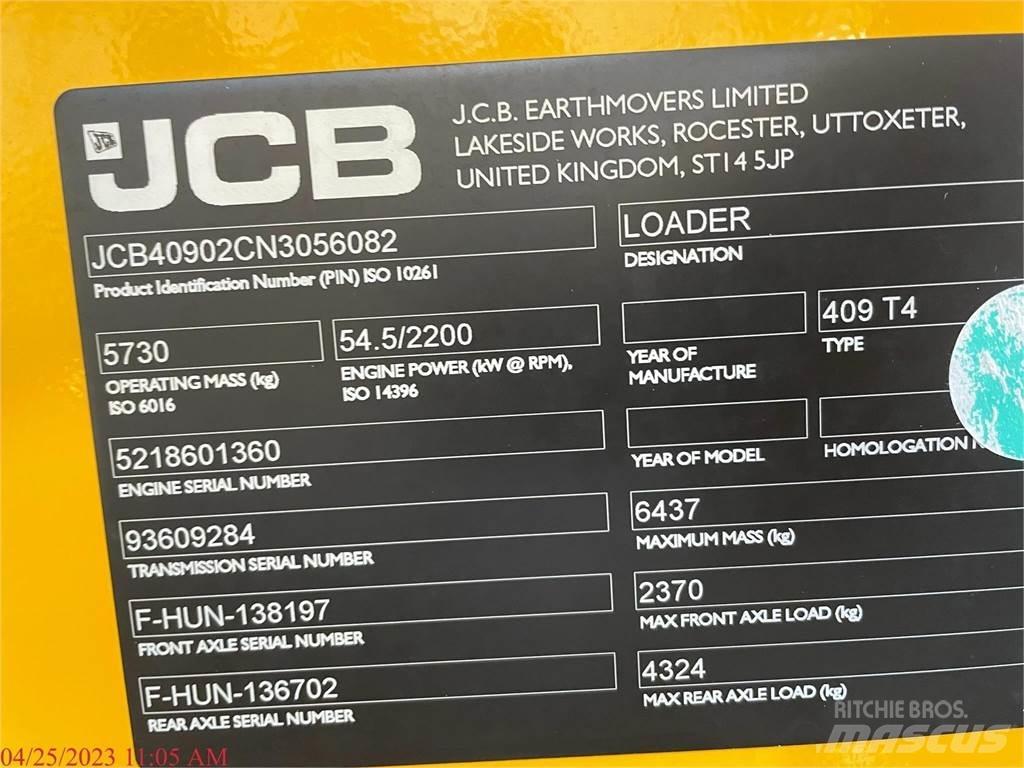 JCB 409 لوادر بعجل