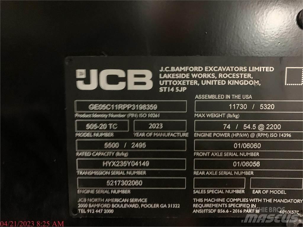 JCB 505-20TC مناولات متداخلة