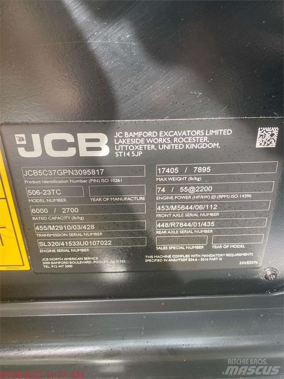 JCB 506-23TC مناولات متداخلة