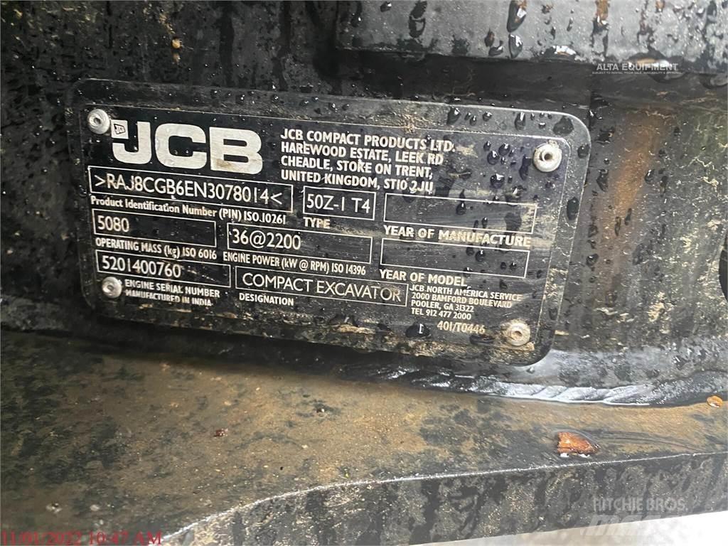 JCB 50Z-1 حفارات صغيرة أقل من 7 طن (حفارات صغيرة)