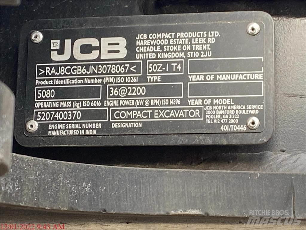 JCB 50Z-1 حفارات صغيرة أقل من 7 طن (حفارات صغيرة)