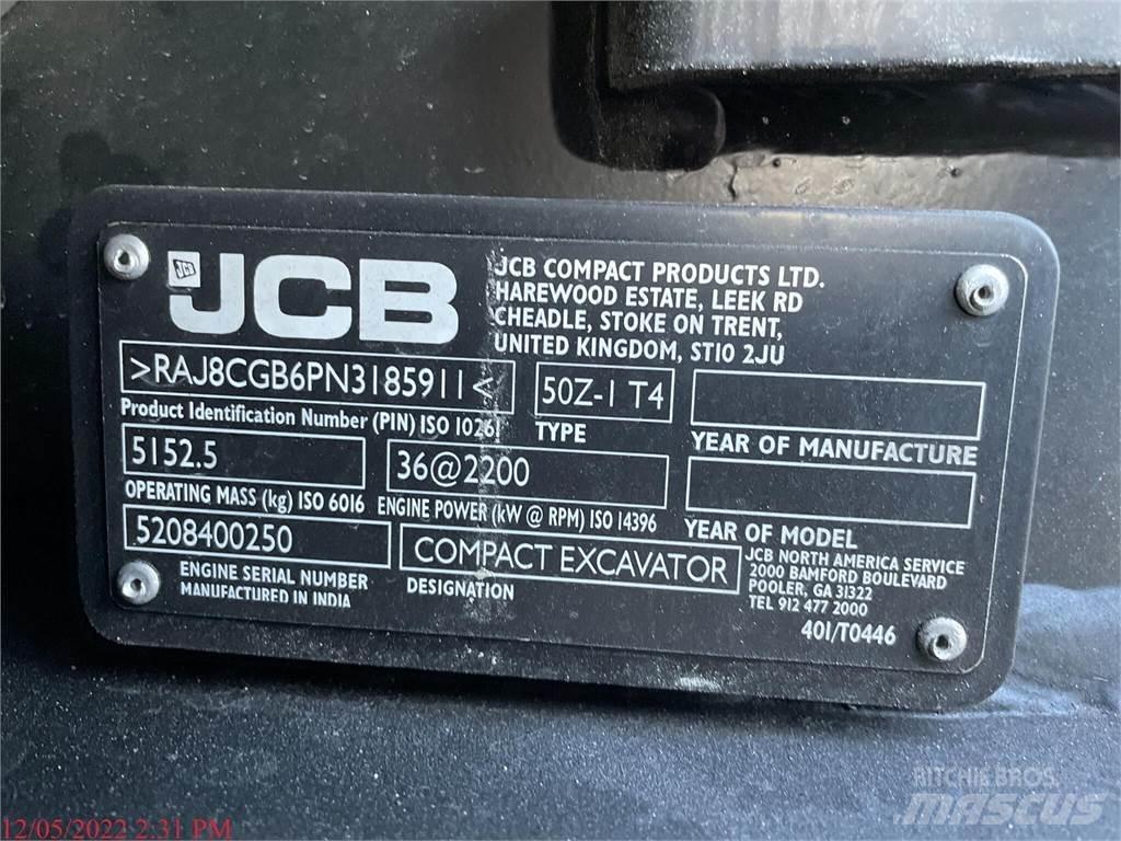JCB 50Z-1 حفارات صغيرة أقل من 7 طن (حفارات صغيرة)
