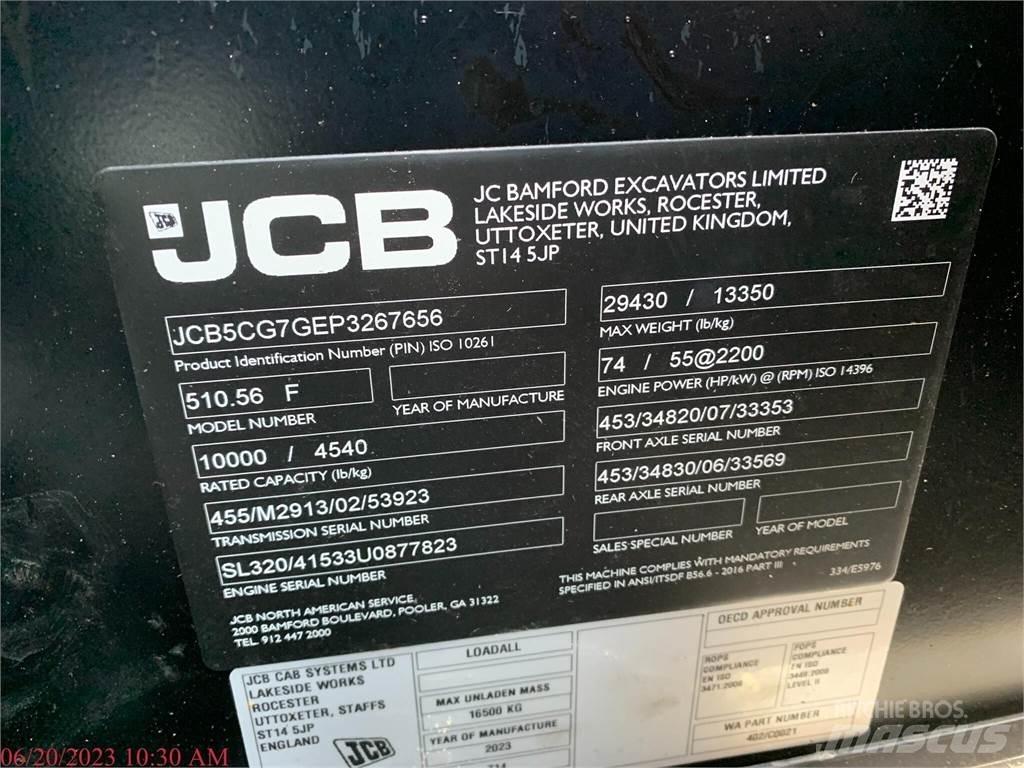 JCB 510-56 مناولات متداخلة