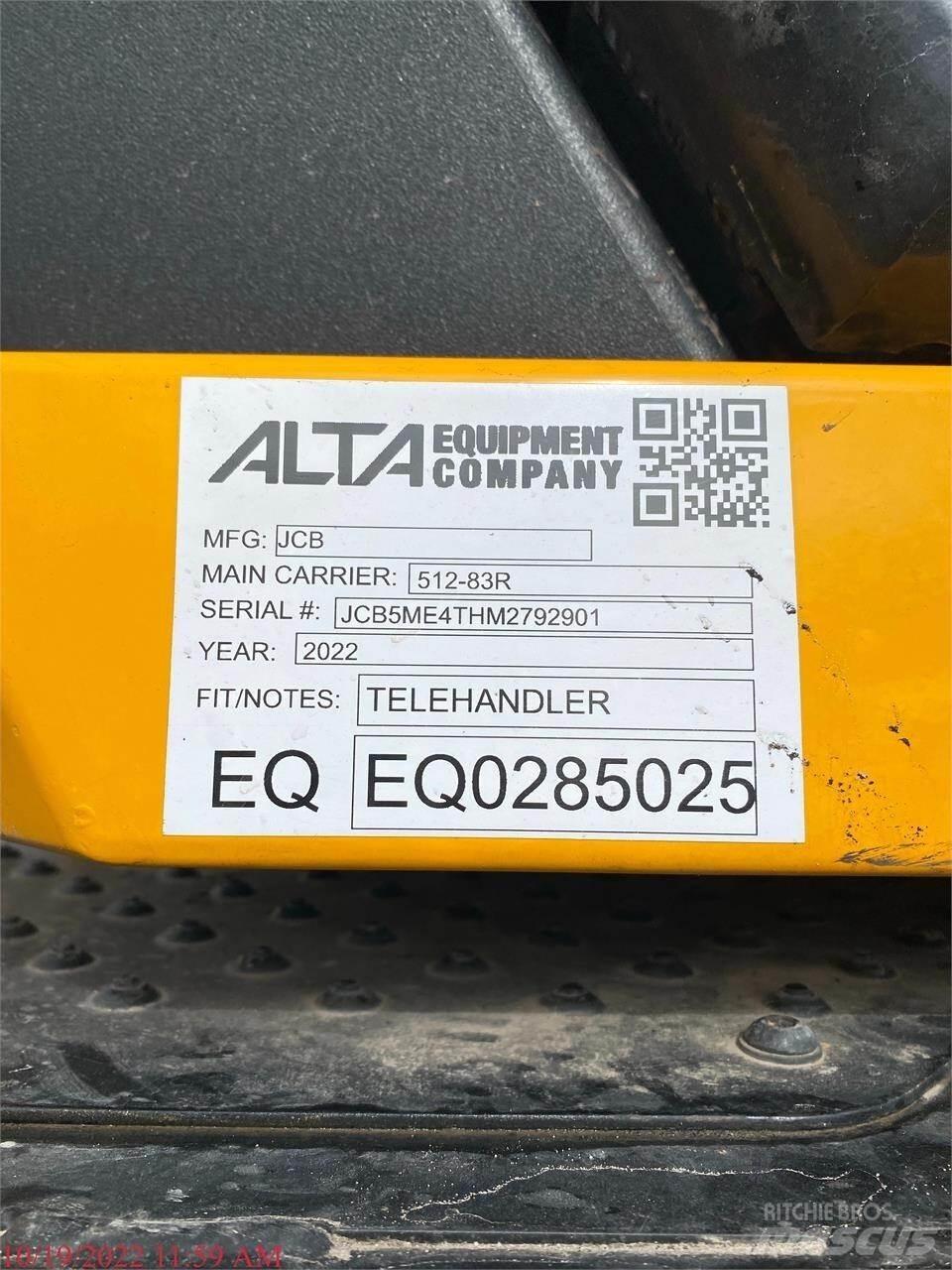 JCB 512-83R مناولات متداخلة