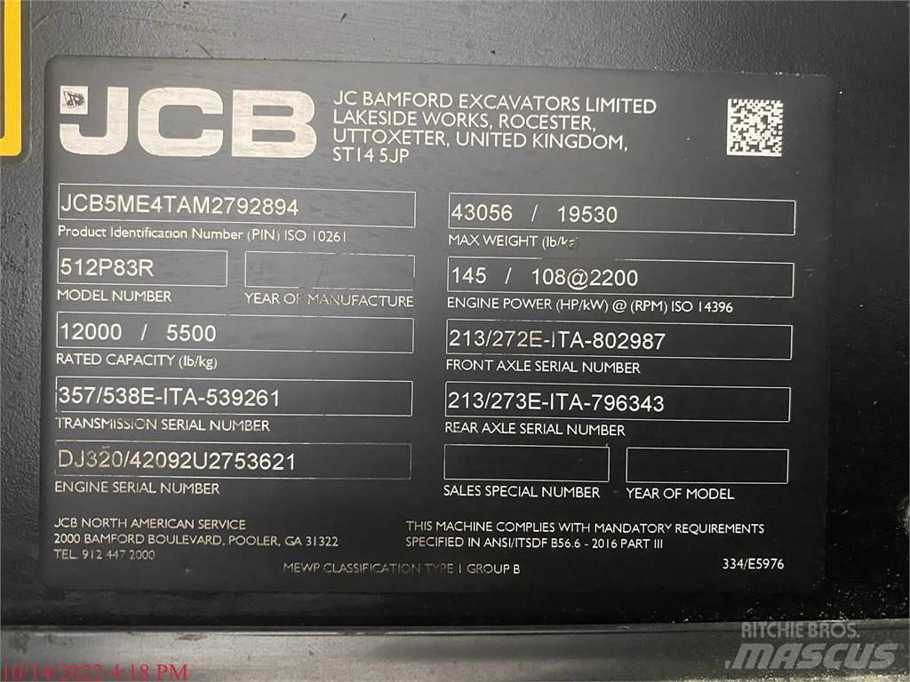 JCB 512-83R مناولات متداخلة