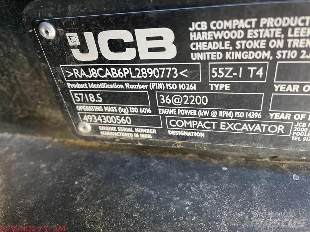 JCB 55Z-1 حفارات صغيرة أقل من 7 طن (حفارات صغيرة)
