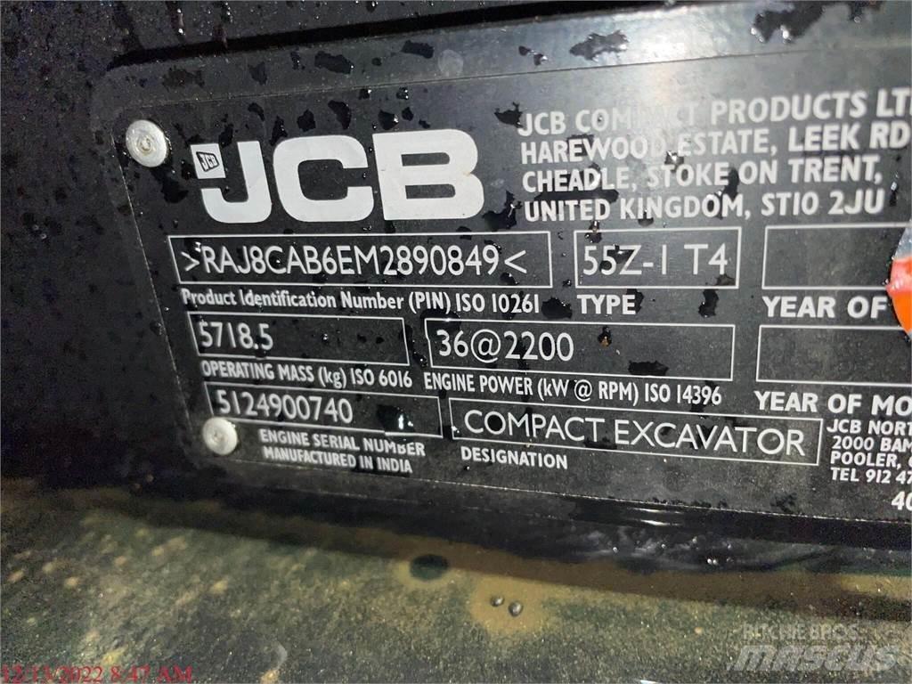 JCB 55Z-1 حفارات صغيرة أقل من 7 طن (حفارات صغيرة)