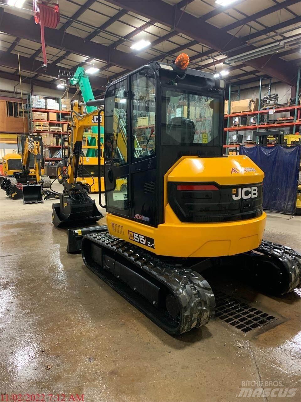 JCB 55Z-1 حفارات صغيرة أقل من 7 طن (حفارات صغيرة)