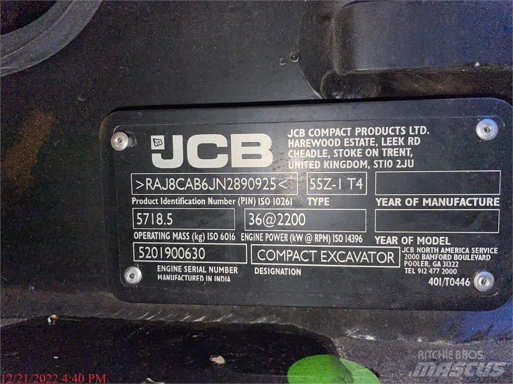 JCB 55Z-1 حفارات صغيرة أقل من 7 طن (حفارات صغيرة)